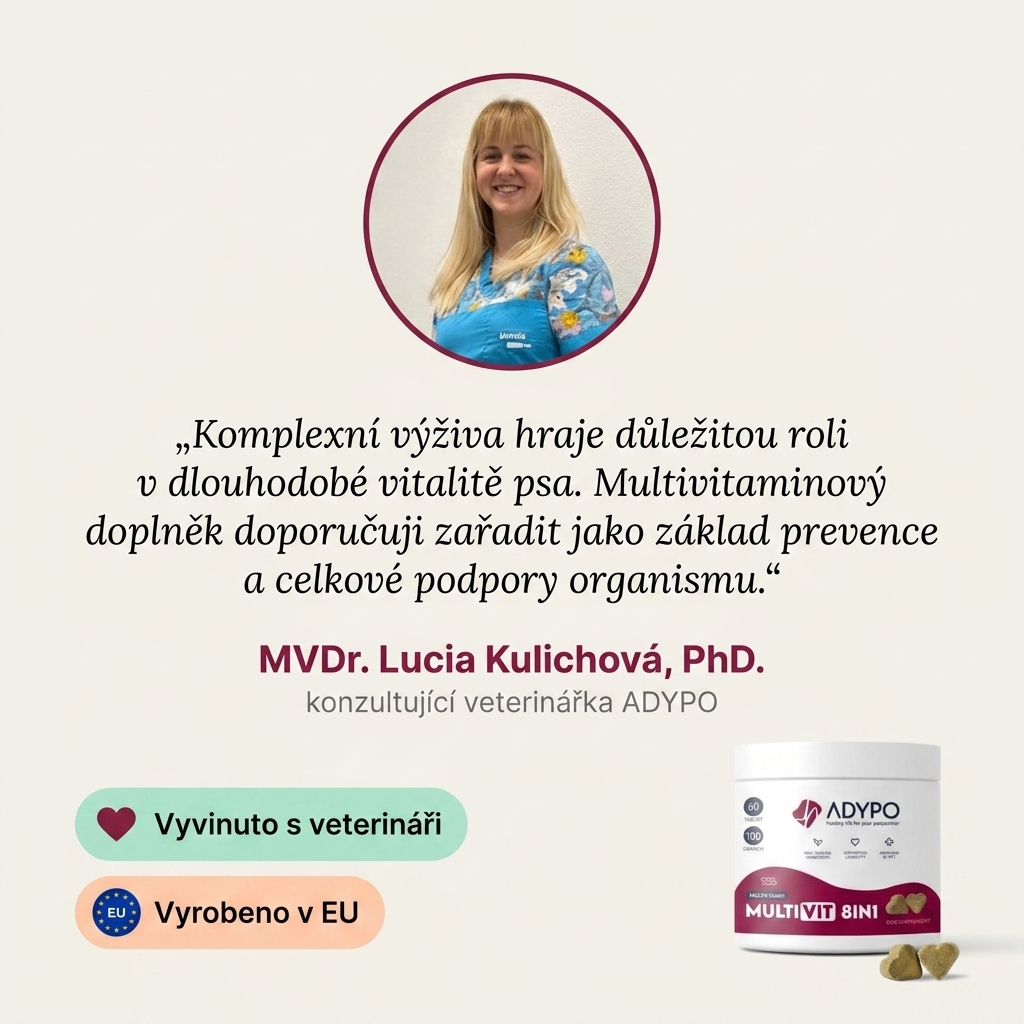 Doporučení veterinářky – MVDr. Lucia Kulichová, PhD.