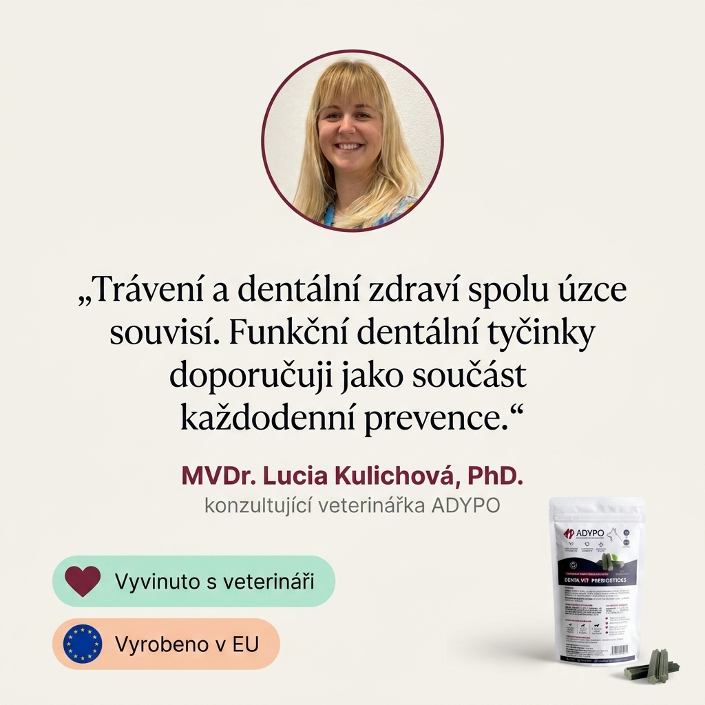 Doporučení veterinářky – MVDr. Lucia Kulichová, PhD.