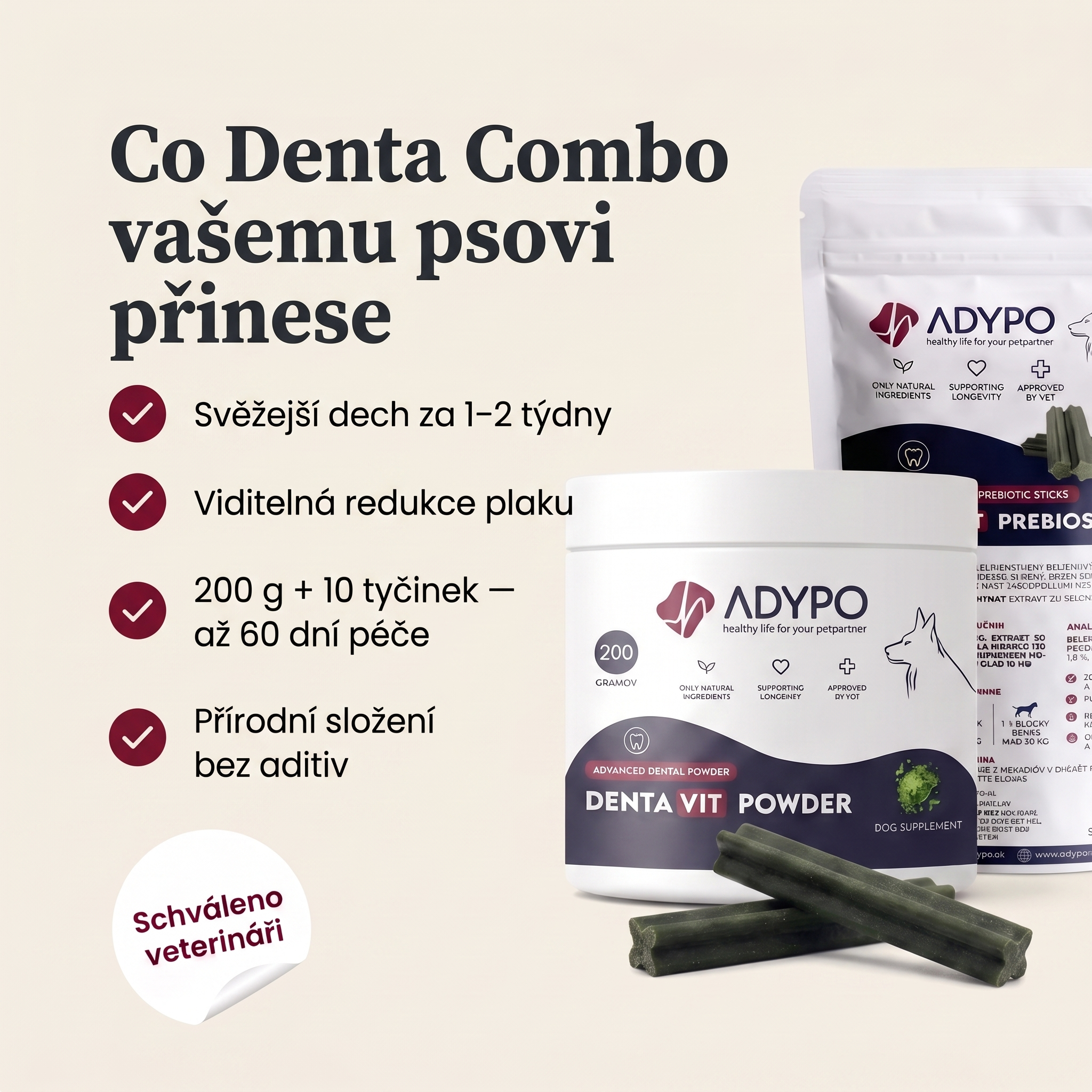 Co Denta Combo přinese vašemu psovi
